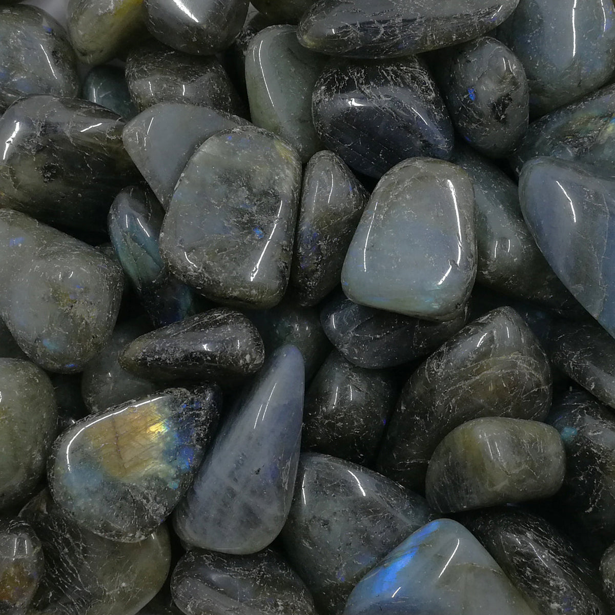 Labradorite tumbled stones
