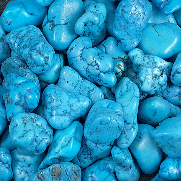 Howlite and magnesite tumbled stones