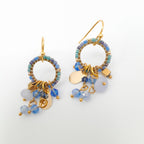 Mini Miyuki Charm Earrings - Lavender