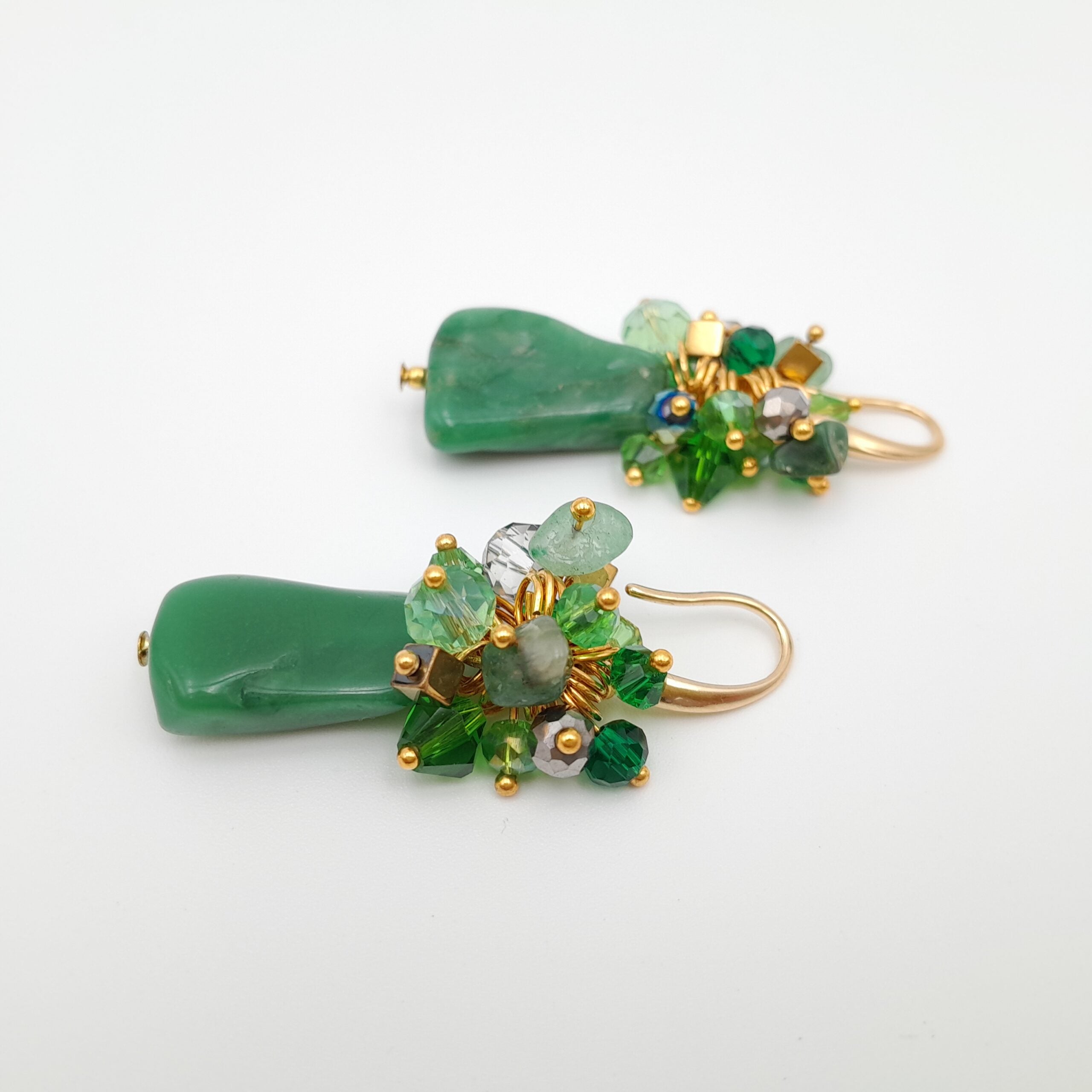 Gemstone Drop Earrings - Buddstone