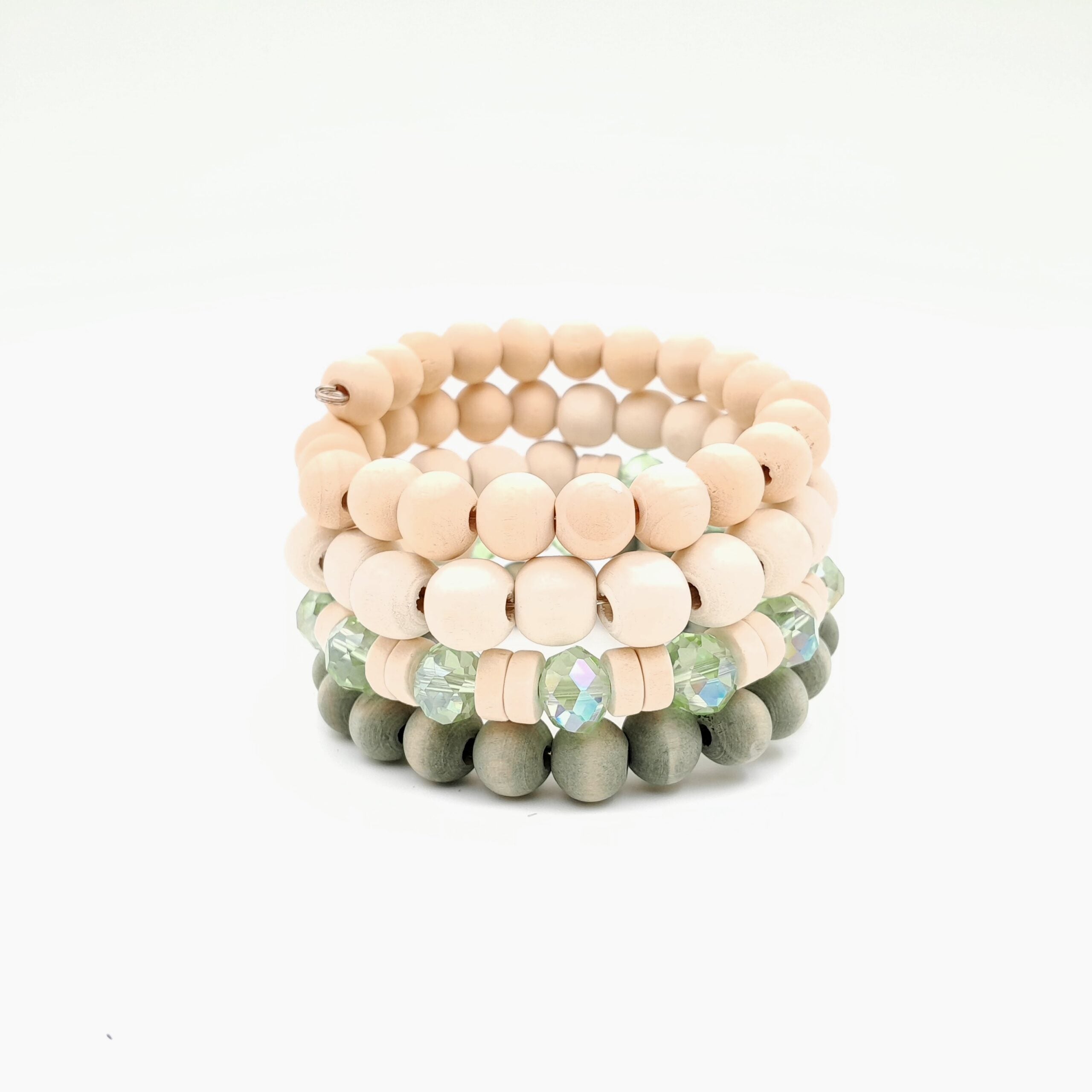 Mini Coil Bracelet - Sage