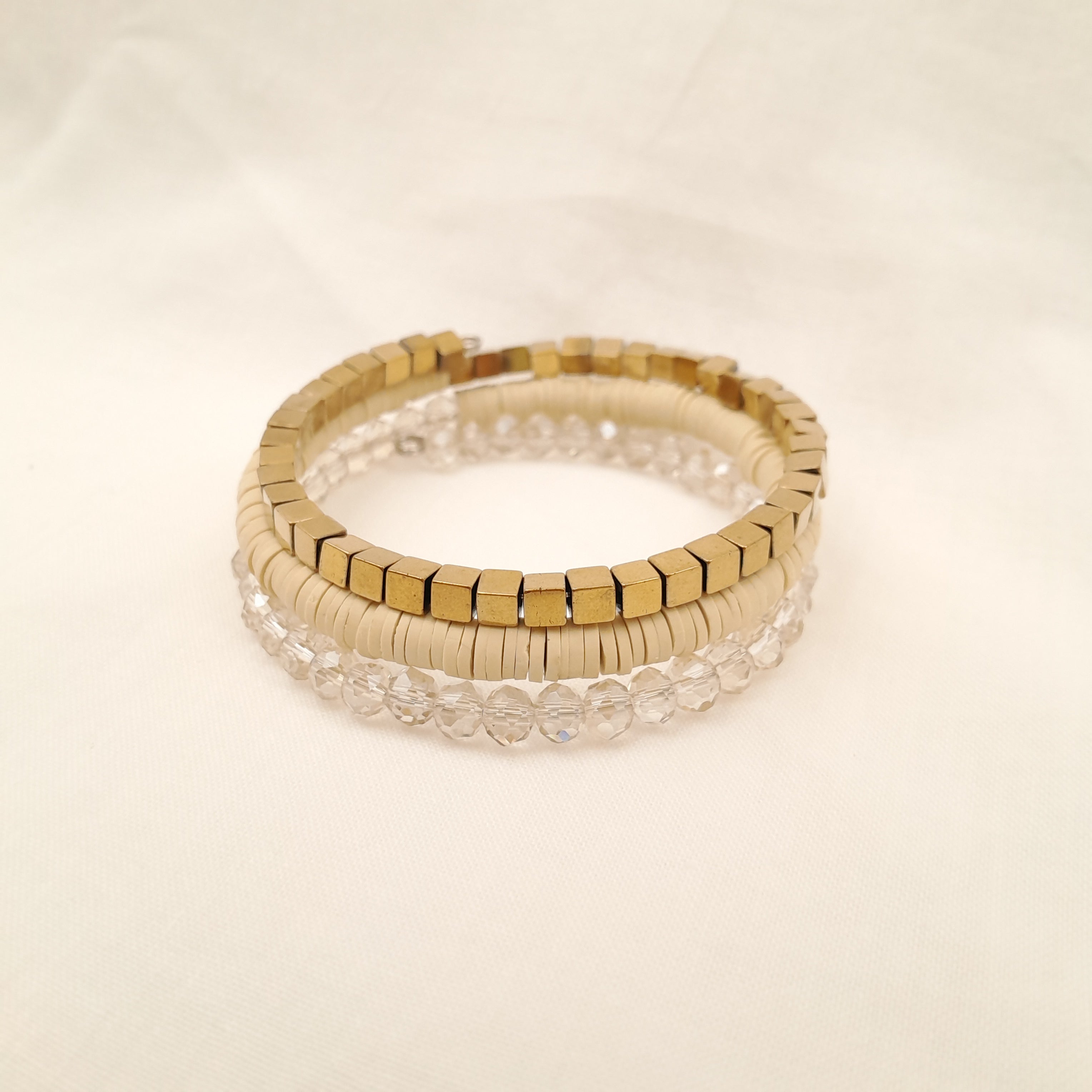 Rani Coil Bracelet - Natural