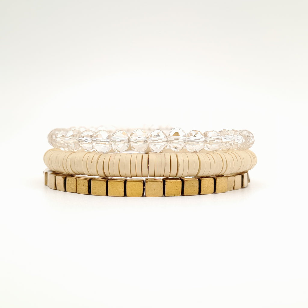 Rani Coil Bracelet - Stone