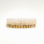 Rani Coil Bracelet - Stone