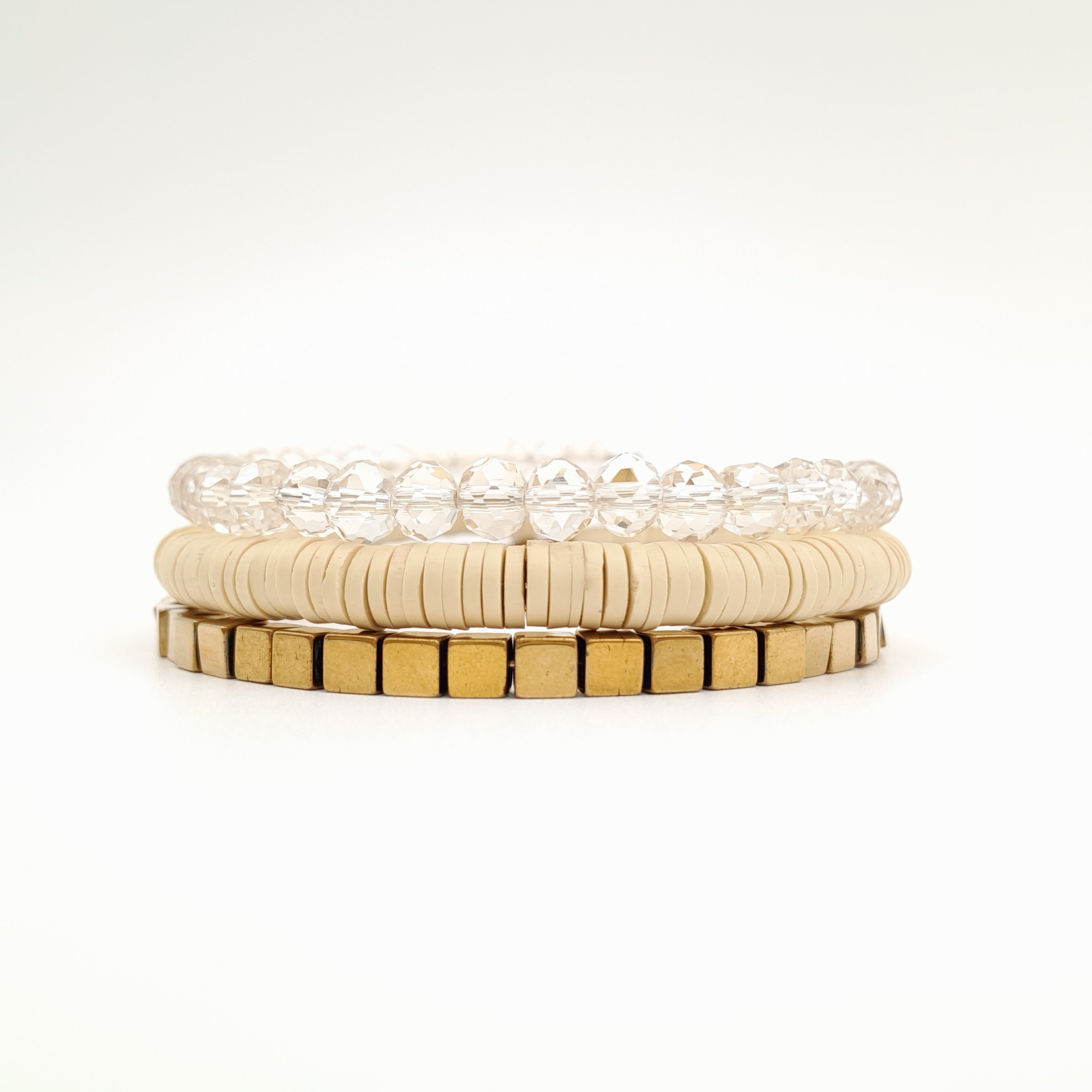 Rani Coil Bracelet - Stone