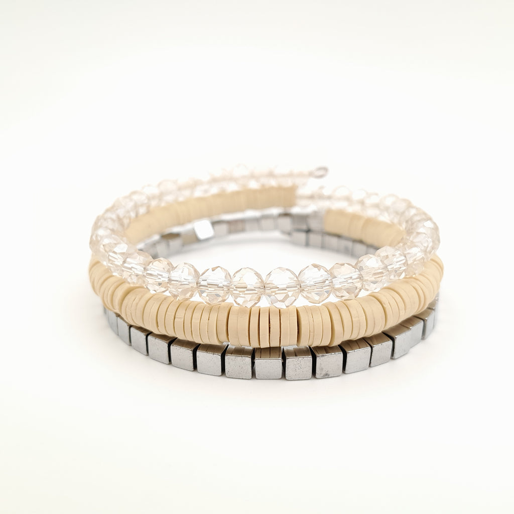Rani Coil Bracelet - Stone