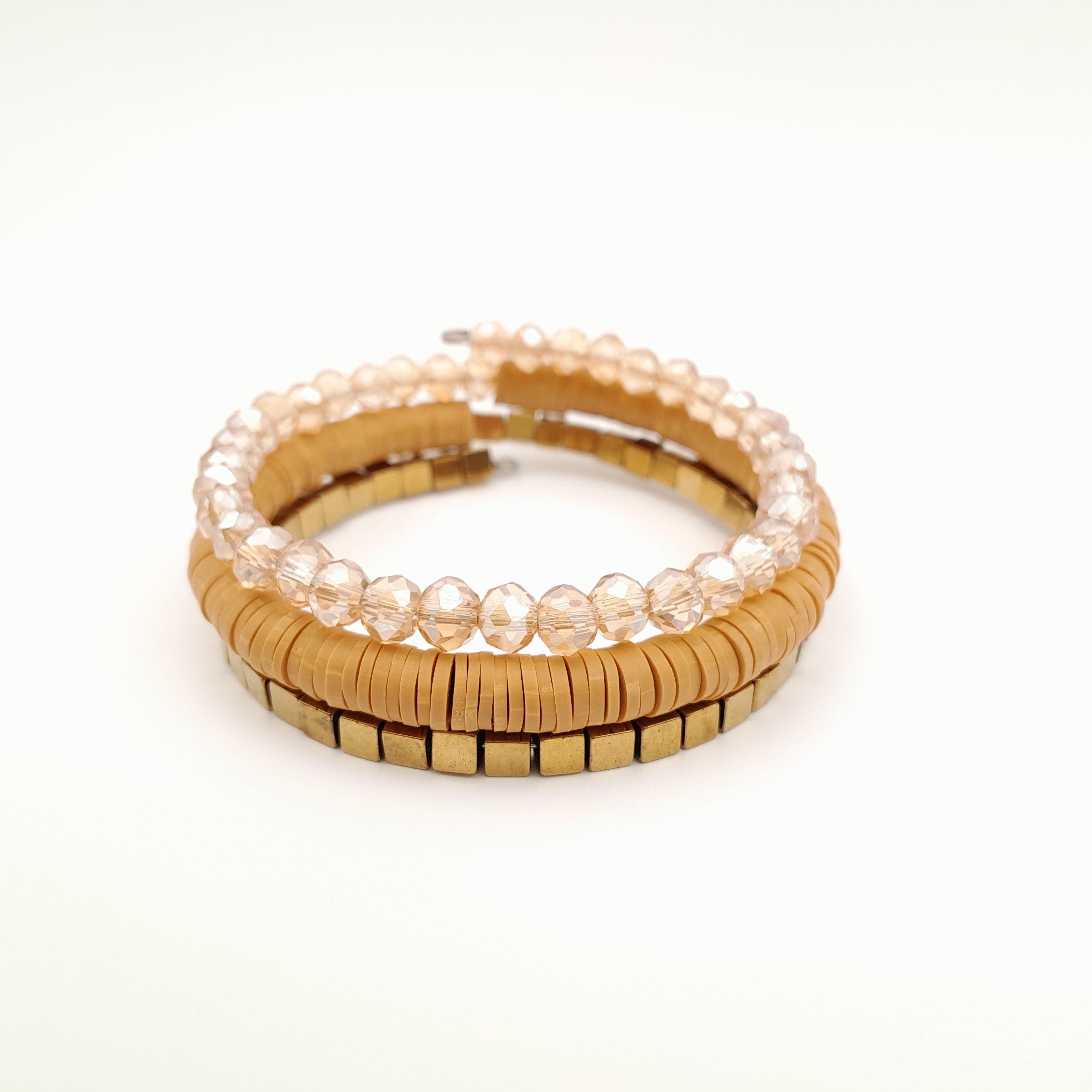 Rani Coil Bracelet - Mustard