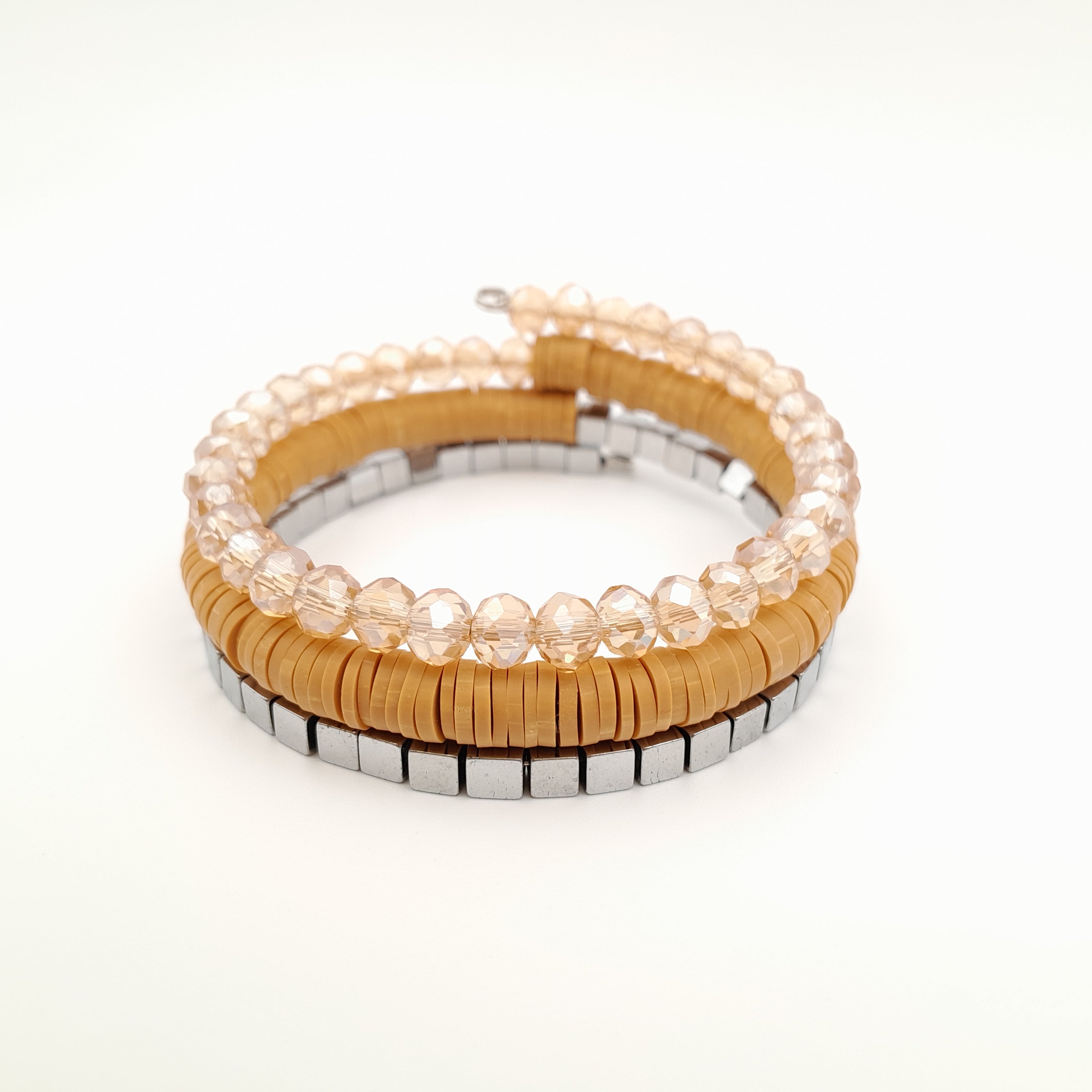 Rani Coil Bracelet - Mustard