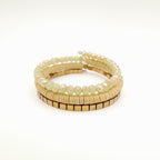 Rani Coil Bracelet - Chartreuse