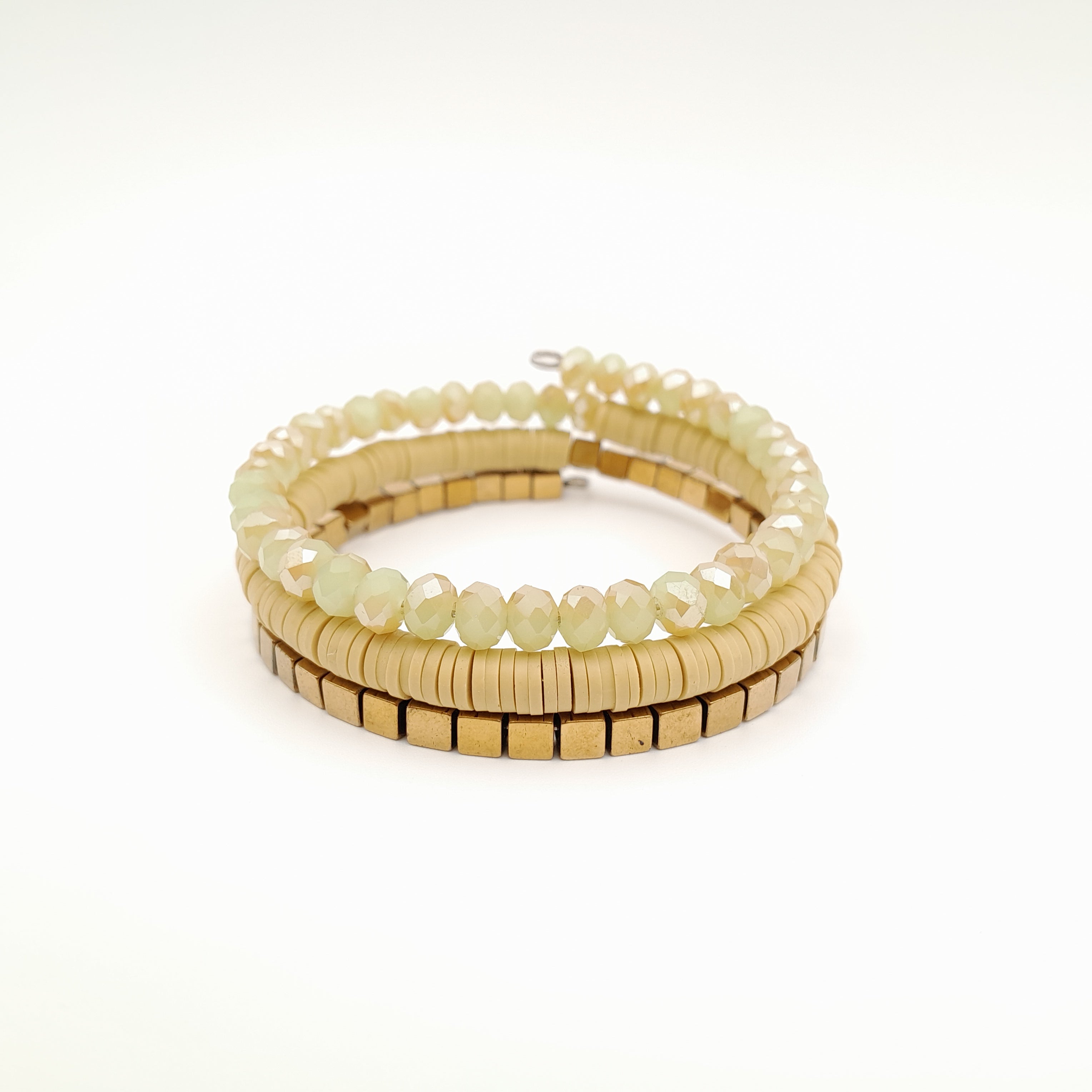 Rani Coil Bracelet - Chartreuse