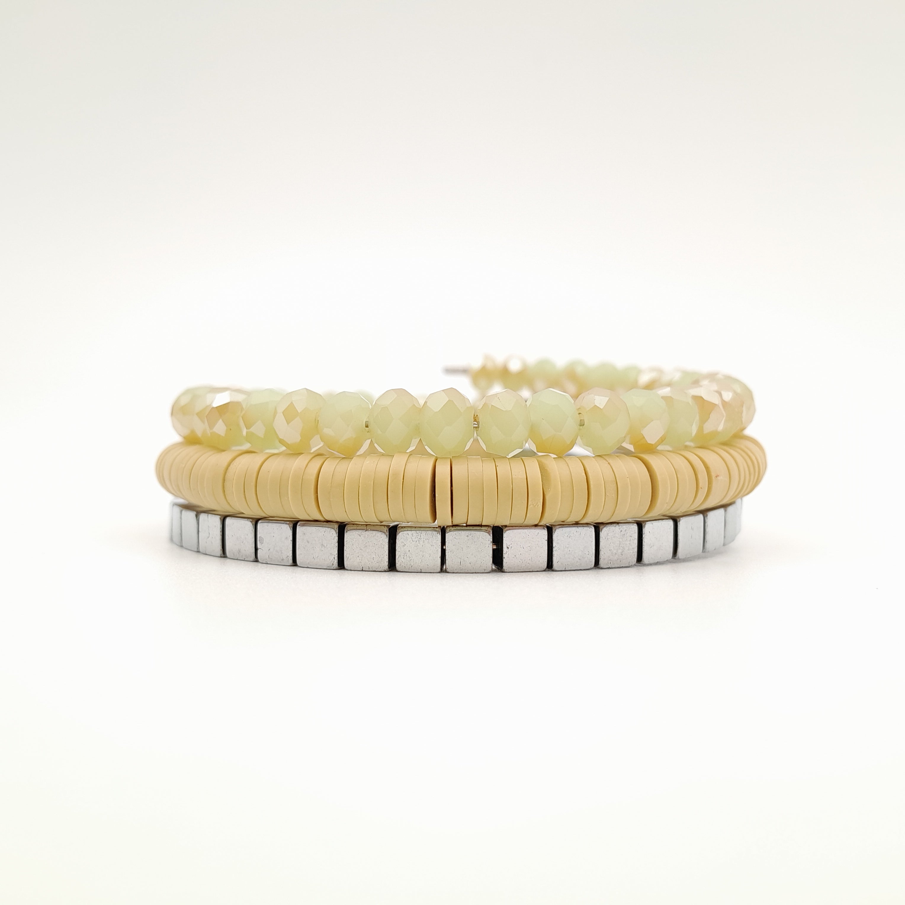 Rani Coil Bracelet - Chartreuse