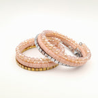 Rani Coil Bracelet - Salmon
