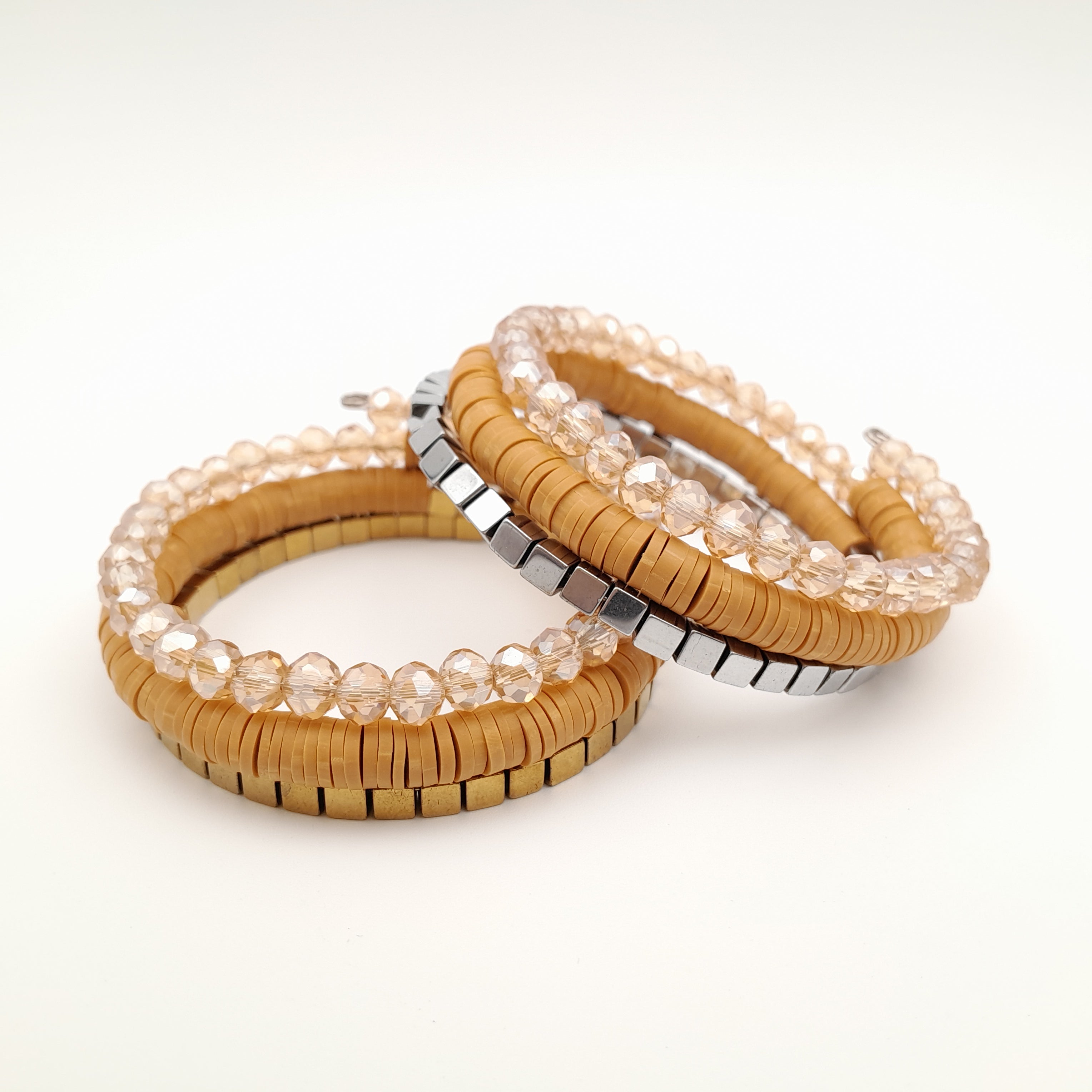 Rani Coil Bracelet - Mustard
