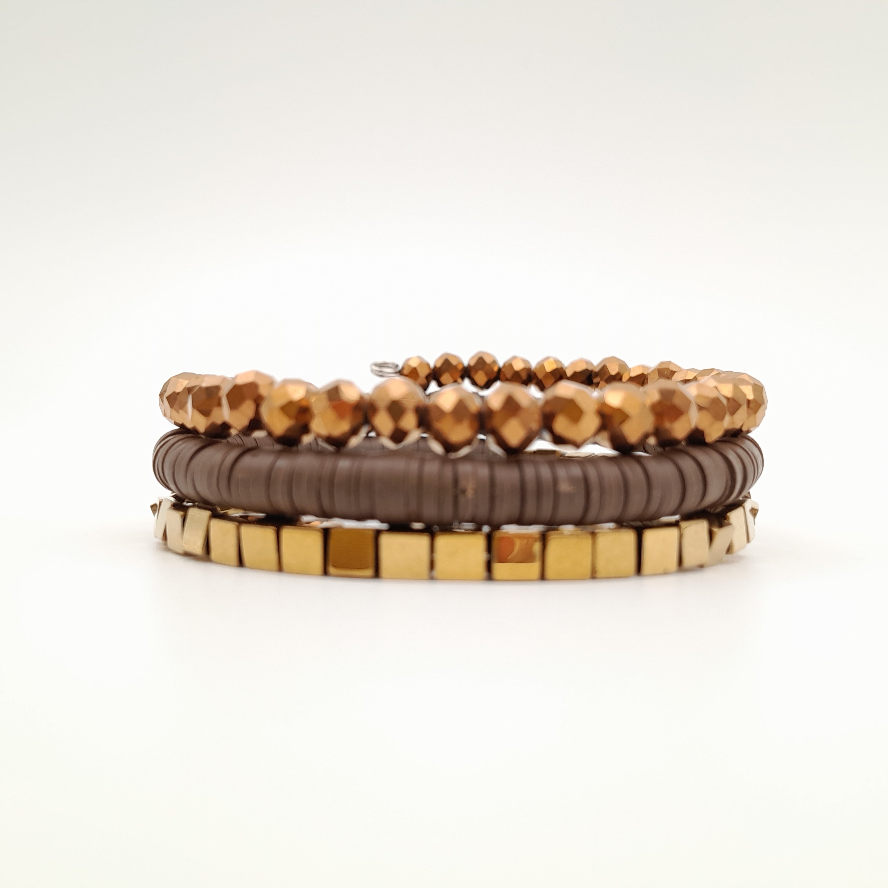 Rani Coil Bracelet - Chocolate