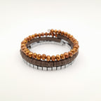 Rani Coil Bracelet - Chocolate