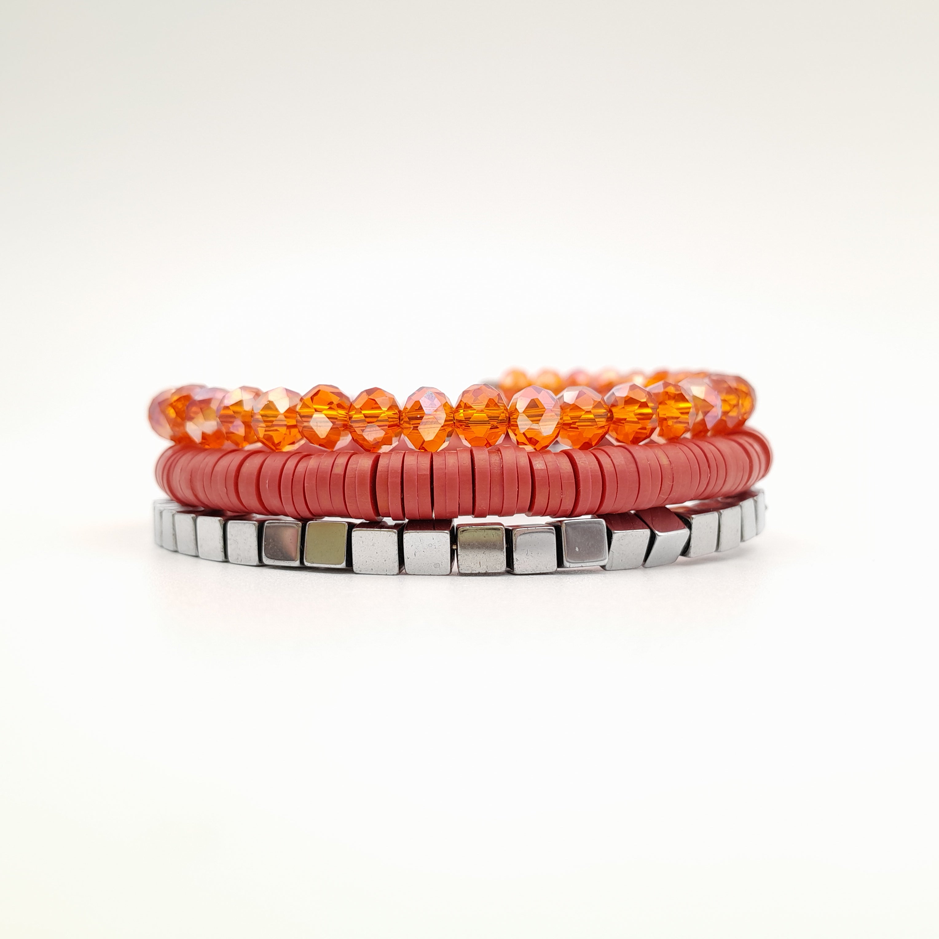 Rani Coil Bracelet - Orange