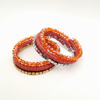 Rani Coil Bracelet - Orange