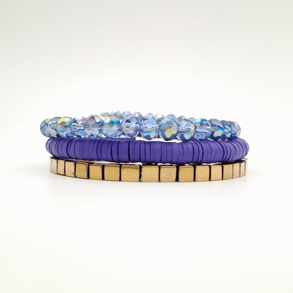 Rani Coil Bracelet - Royal Blue