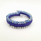 Rani Coil Bracelet - Royal Blue