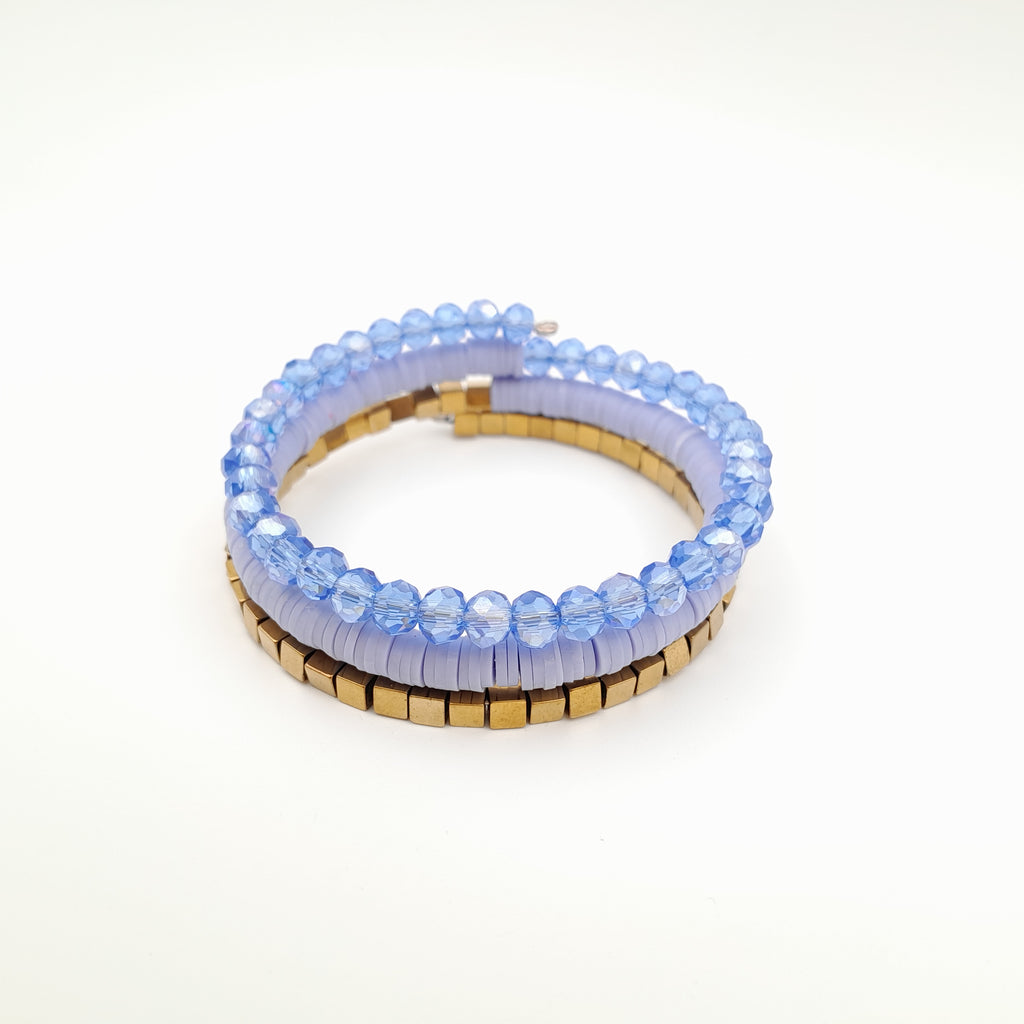 Rani Coil Bracelet - Lavender