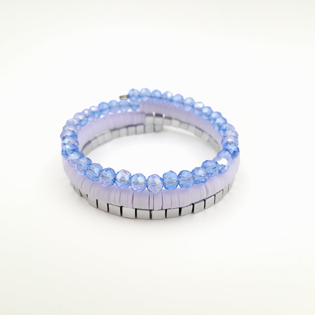 Rani Coil Bracelet - Lavender