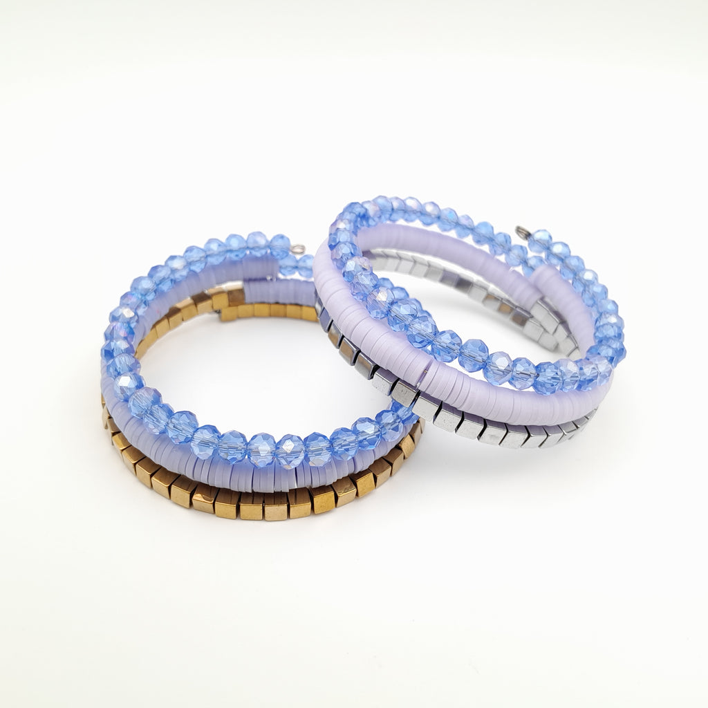 Rani Coil Bracelet - Lavender