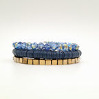Rani Coil Bracelet - Navy