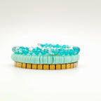 Rani Coil Bracelet - Turquoise