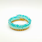 Rani Coil Bracelet - Turquoise