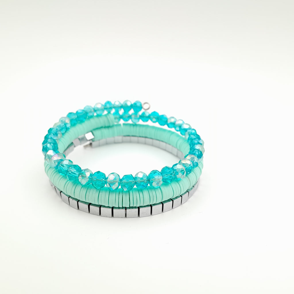 Rani Coil Bracelet - Turquoise