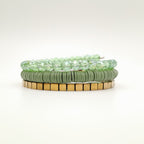 Rani Coil Bracelet - Sage