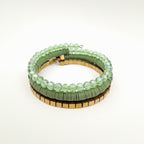 Rani Coil Bracelet - Sage