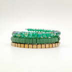 Rani Coil Bracelet - Emerald
