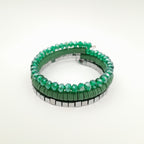 Rani Coil Bracelet - Emerald