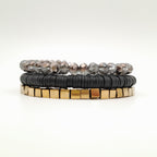 Rani Coil Bracelet - Graphite