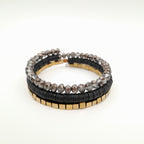 Rani Coil Bracelet - Graphite