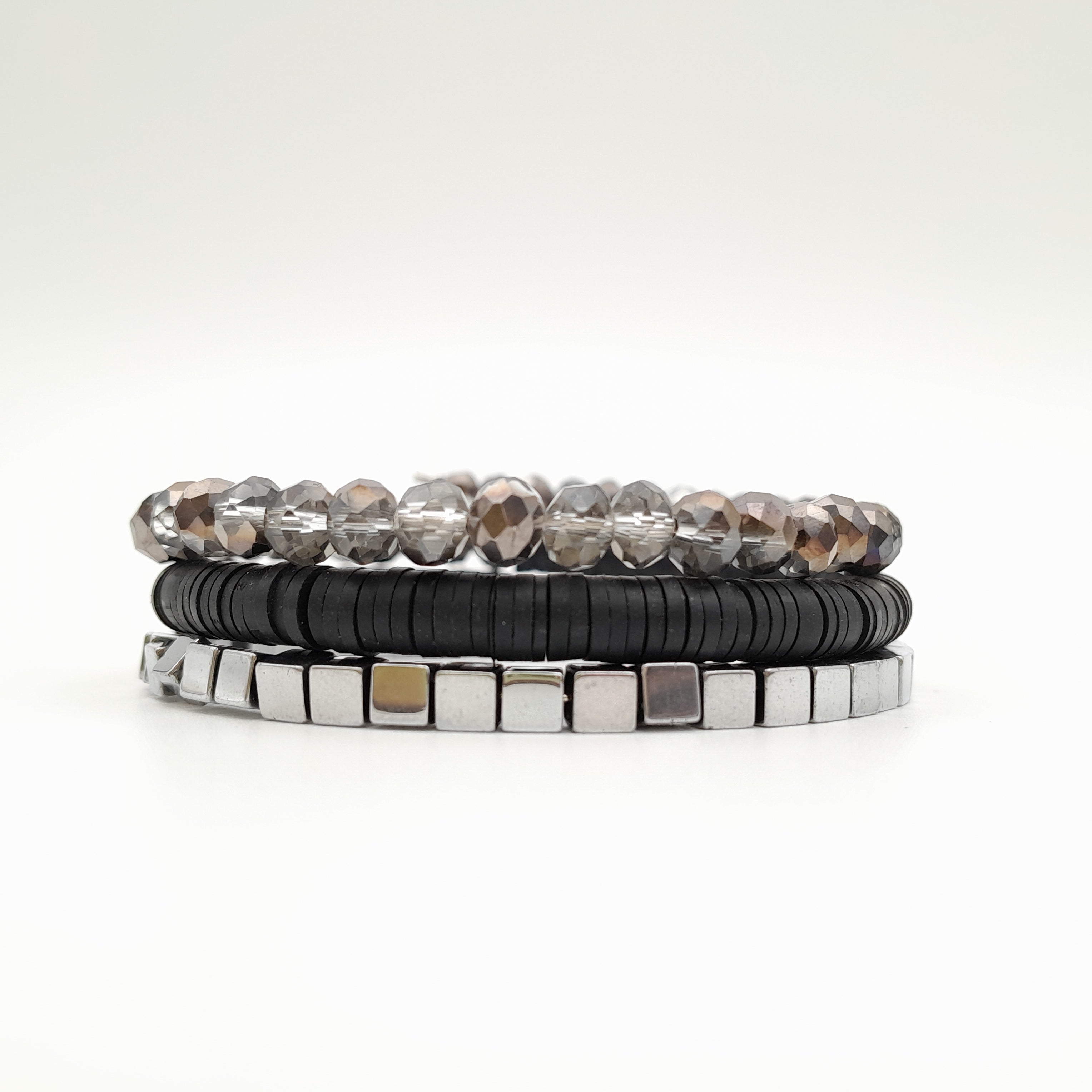 Rani Coil Bracelet - Graphite
