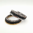 Rani Coil Bracelet - Graphite