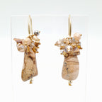 Gemstone Drop Earrings - Picture Jasper