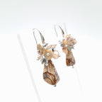 Gemstone Drop Earrings - Picture Jasper