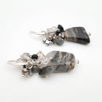 Gemstone Drop Earrings - Silverleaf Jasper