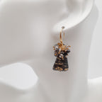 Gemstone Drop Earrings - Silverleaf Jasper