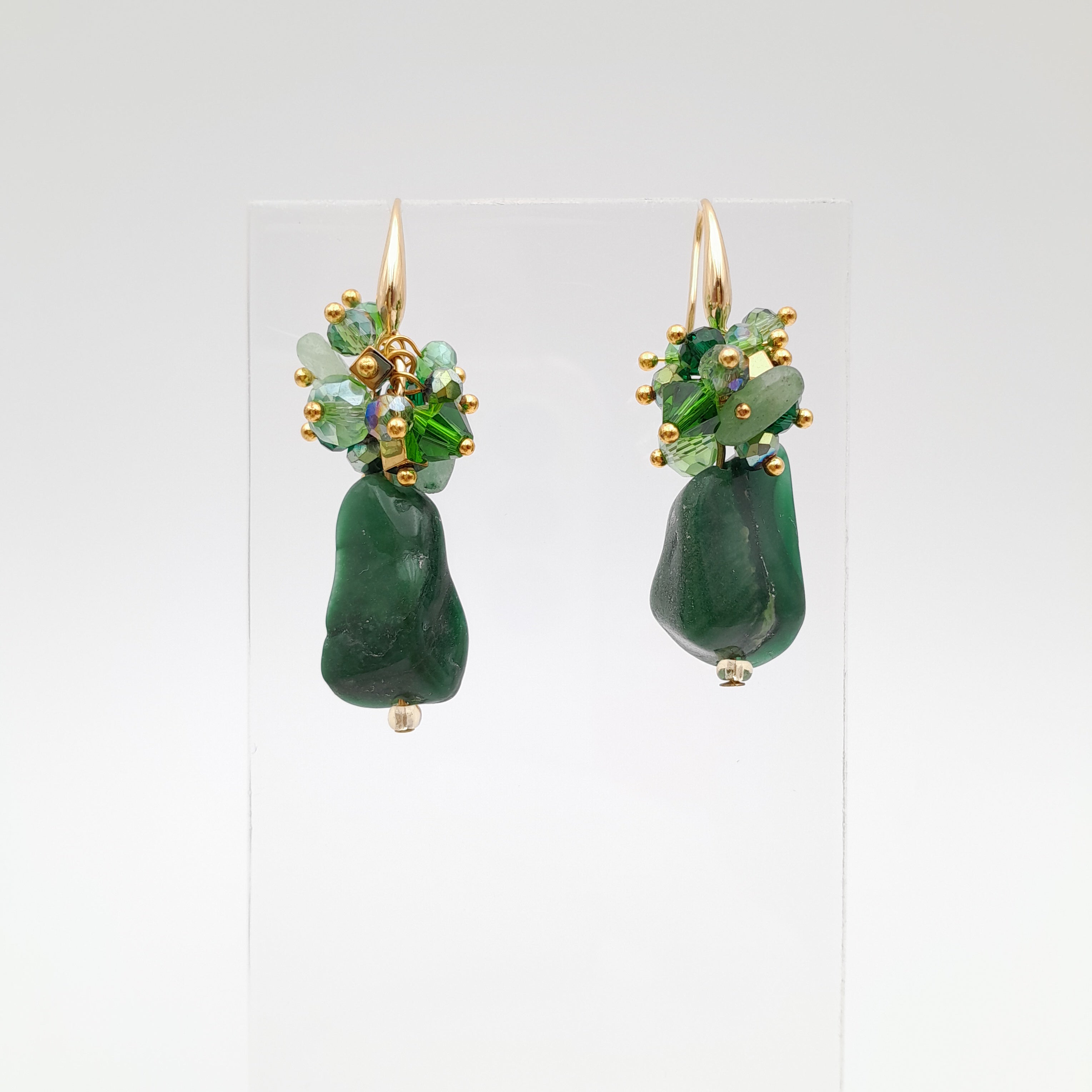 Gemstone Drop Earrings - Buddstone