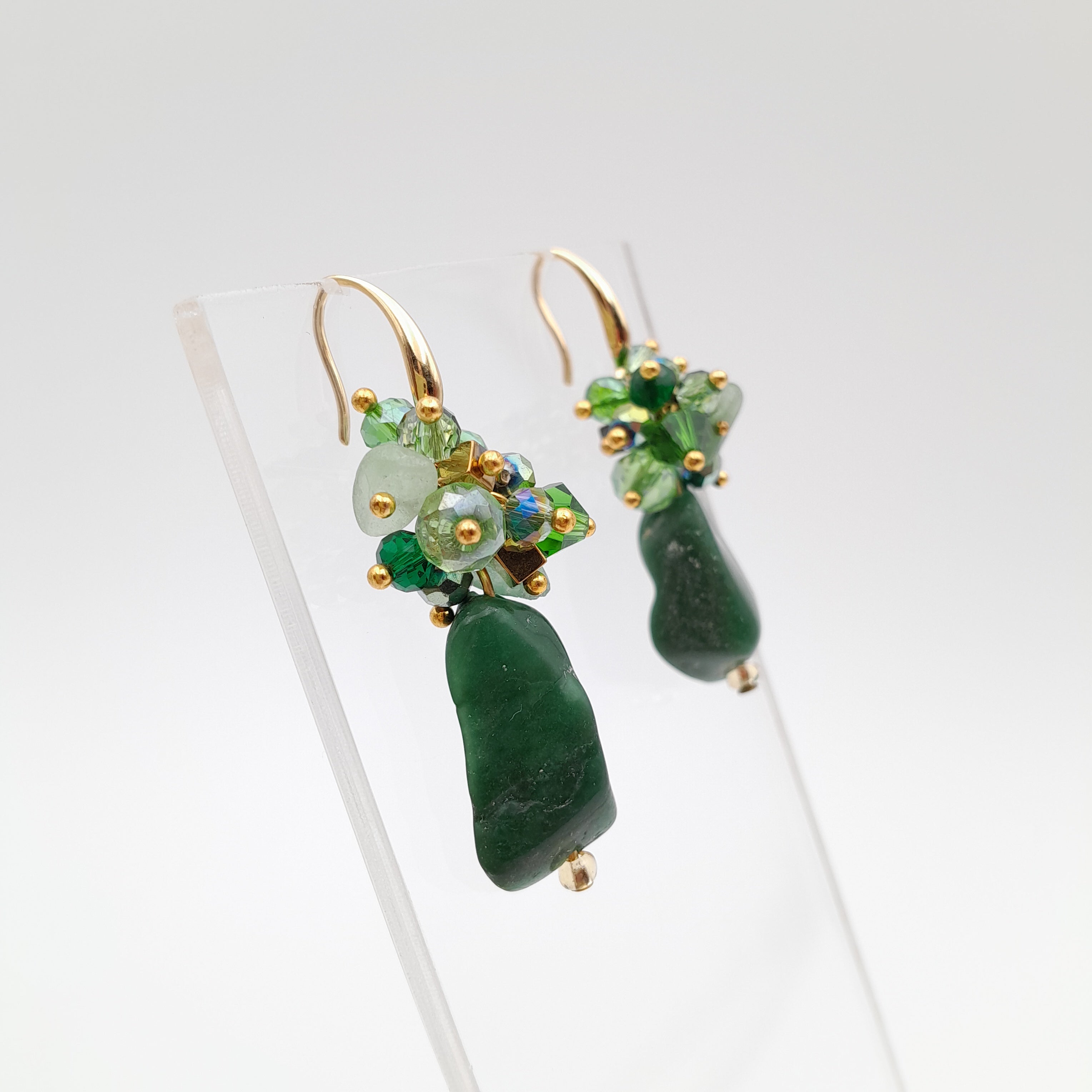 Gemstone Drop Earrings - Buddstone