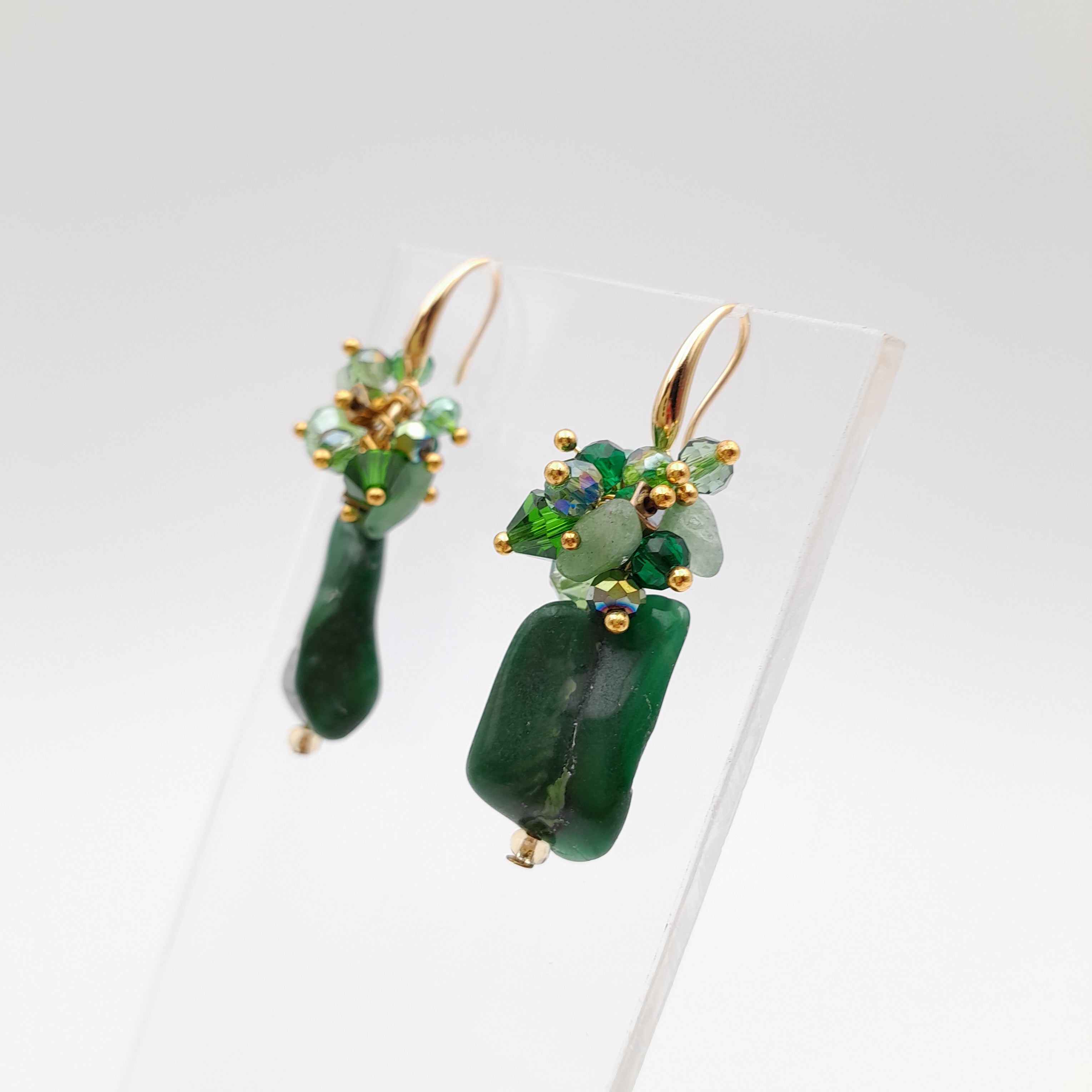 Gemstone Drop Earrings - Buddstone
