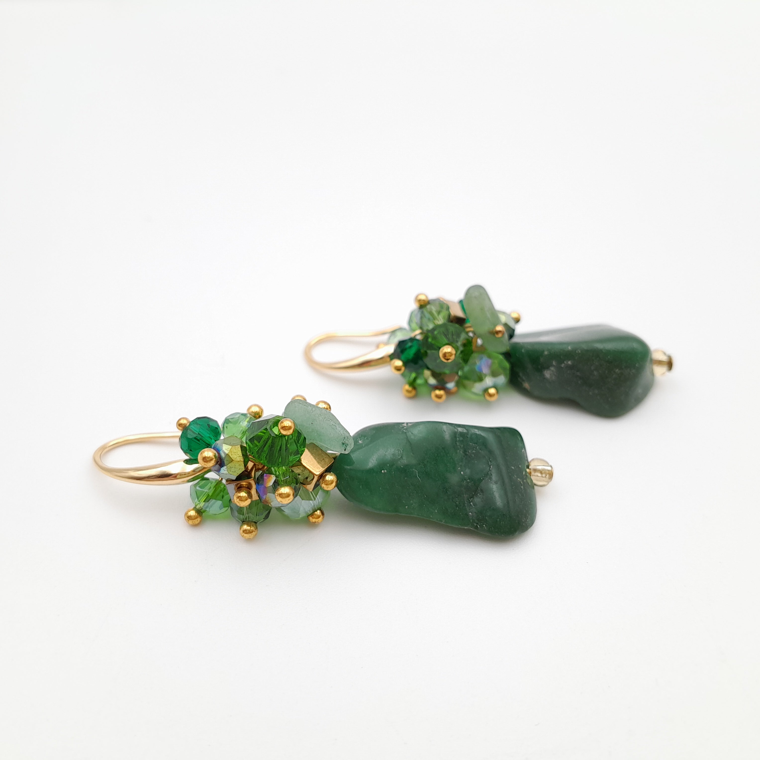 Gemstone Drop Earrings - Buddstone
