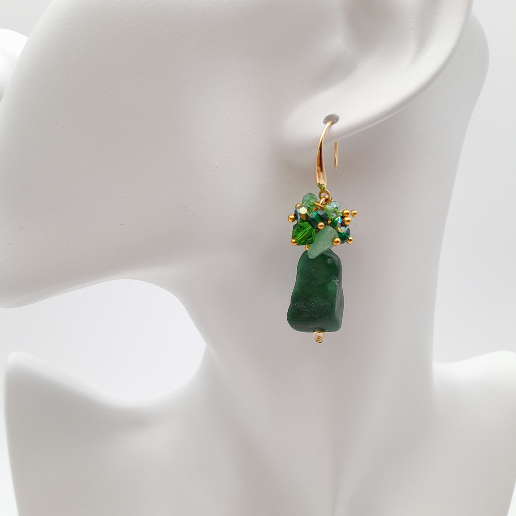 Gemstone Drop Earrings - Buddstone