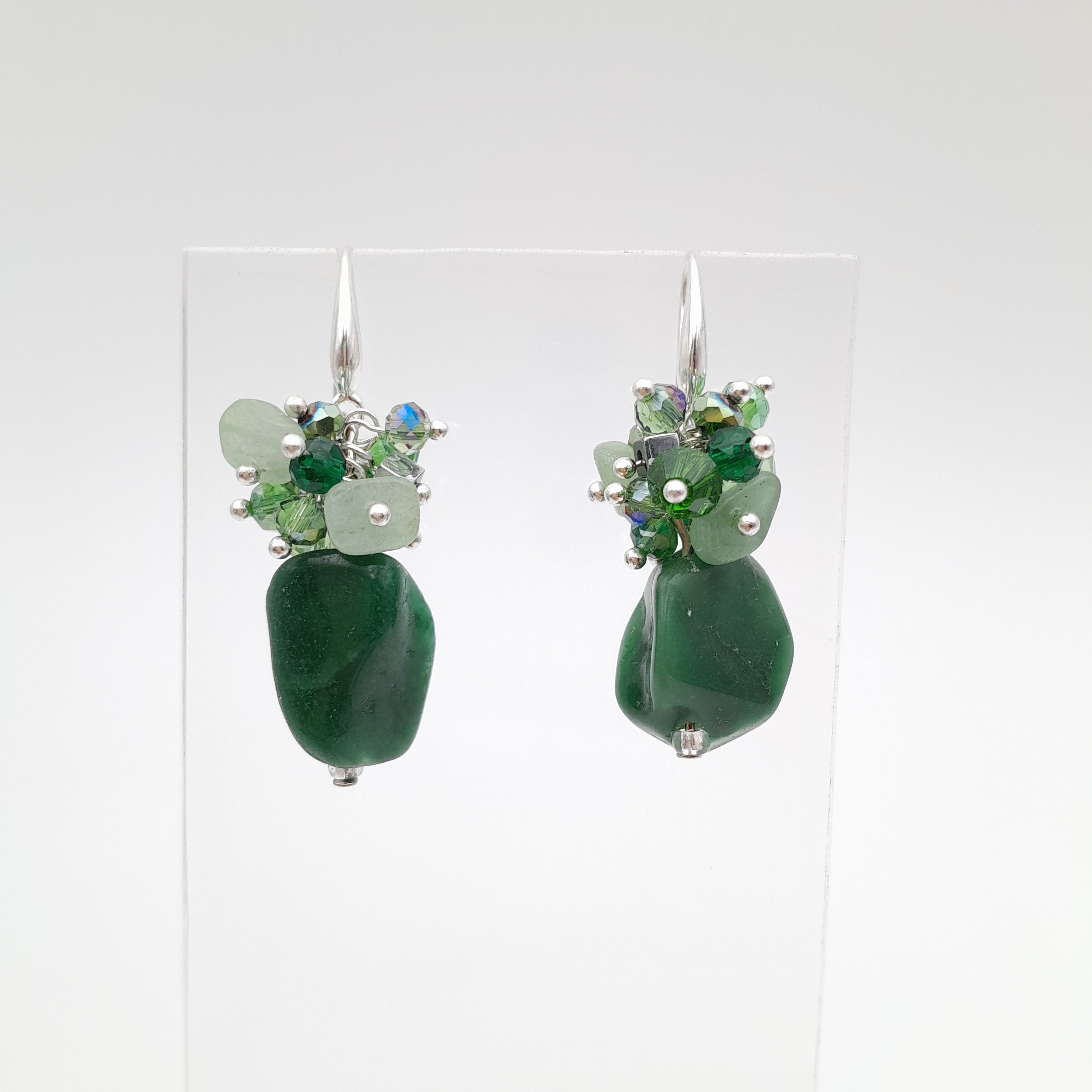 Gemstone Drop Earrings - Buddstone
