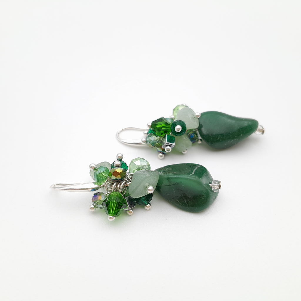 Gemstone Drop Earrings - Buddstone