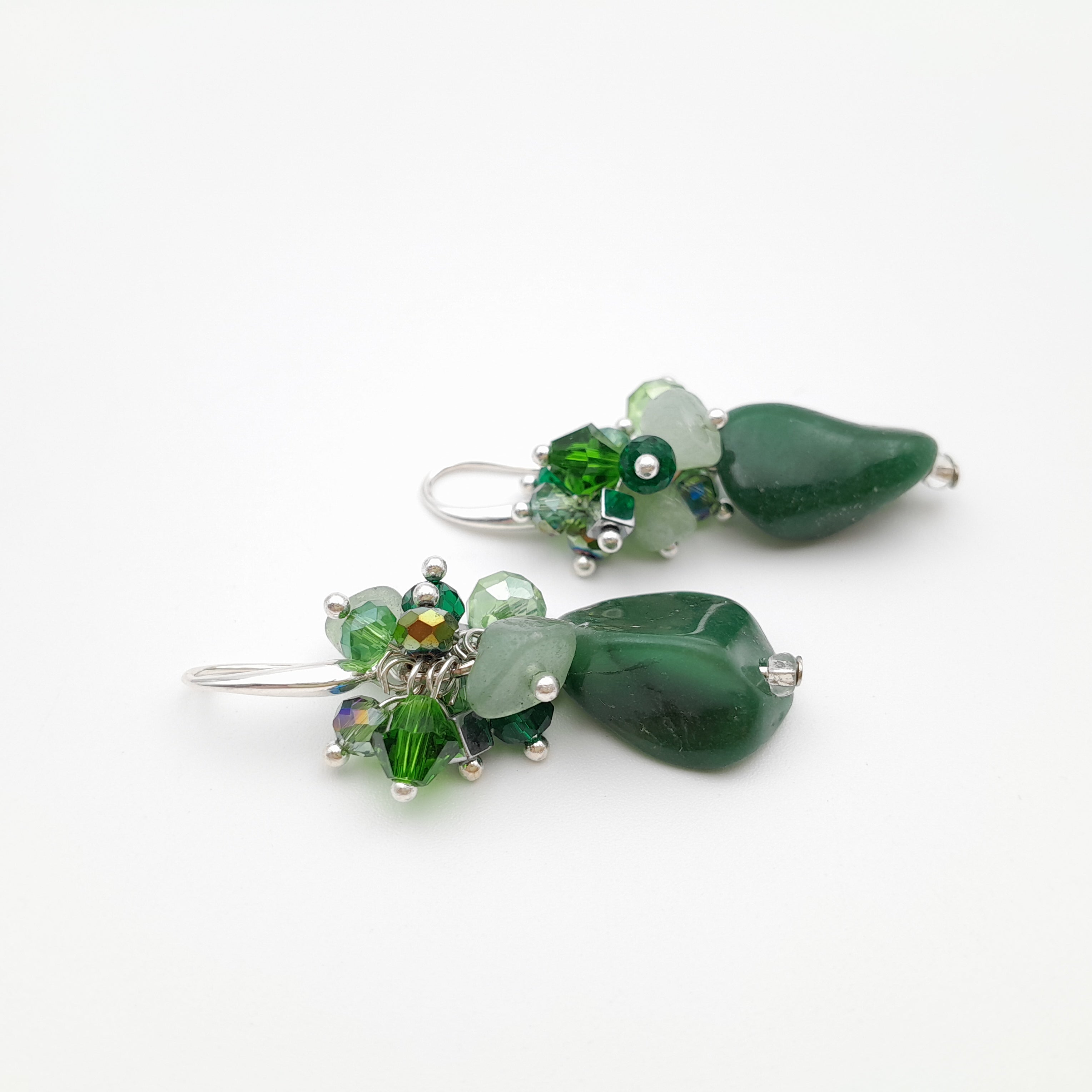 Gemstone Drop Earrings - Buddstone